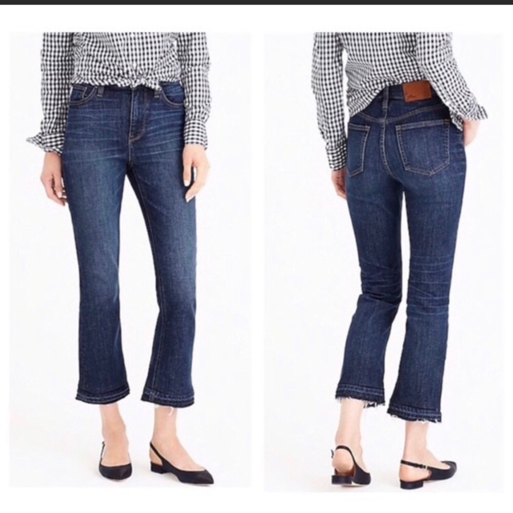 Jcrew Billie Demi - Boot Crop Jean